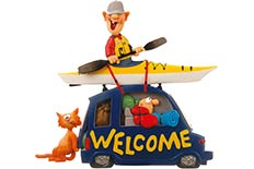 Kayak Welcome Sign
